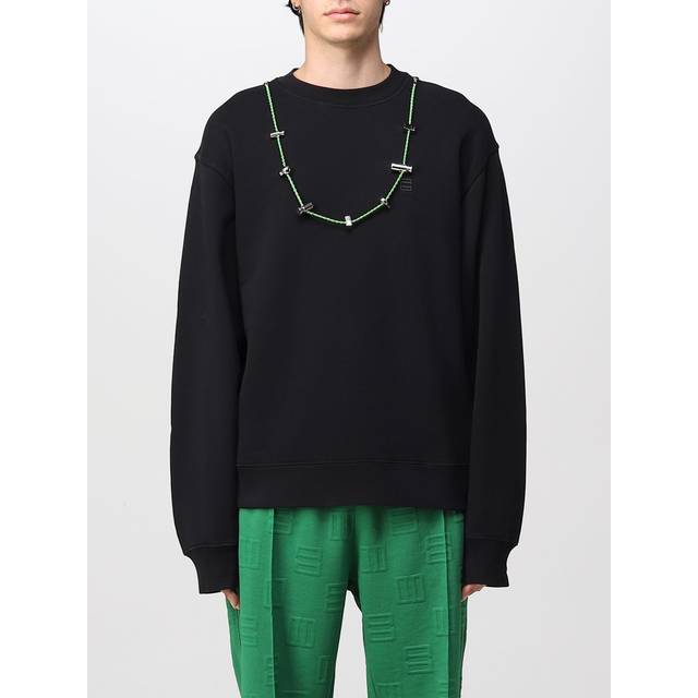 AMBUSH Men's Stoppers Crewneck Sweatshirt - Black/Multi - Size: L