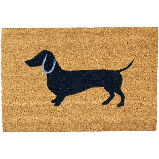 60cm x 40cm Sausage Dog Coir Door Mat