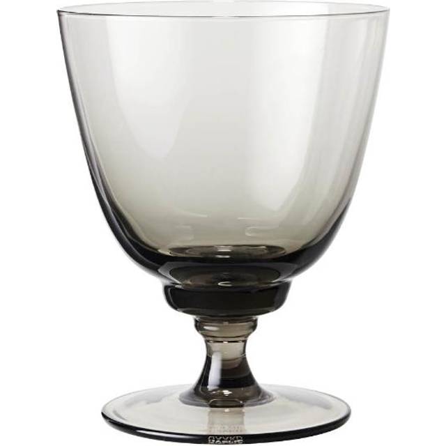 Holmegaard Flow glas på fot 35 cl Smoke - Grå