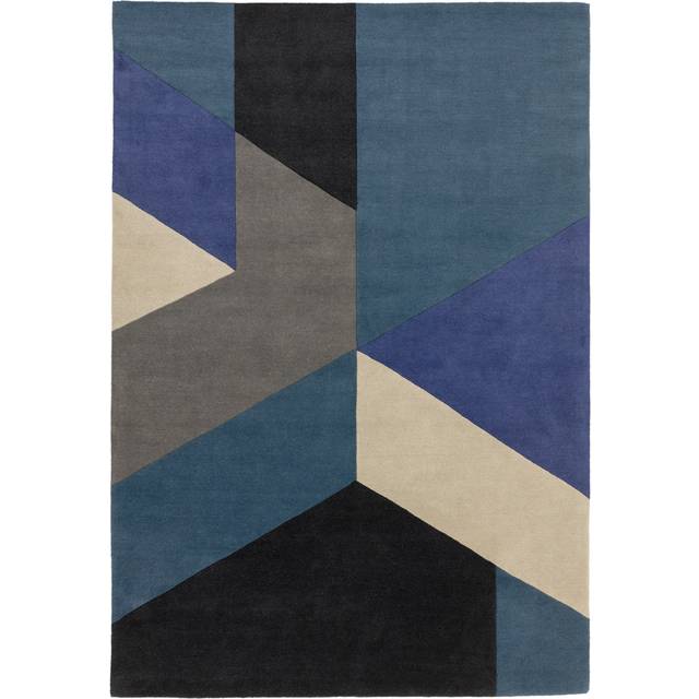 Asiatic Reef Rug 120X170Cm Rf13 Big Geo Blue, Blue