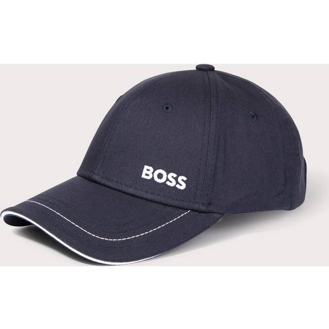 BOSS for man. 50492716 Navy Woven Cap (OSFA), Casual, Cotton