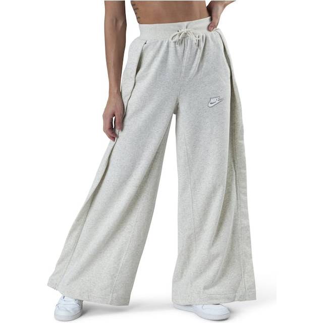 Nike, Wide Trousers, female, Beige, M, Lightweight Tracksuit Trousers