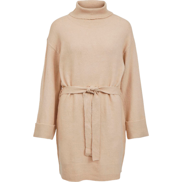 Vila Bindebånd Strikket Kjole