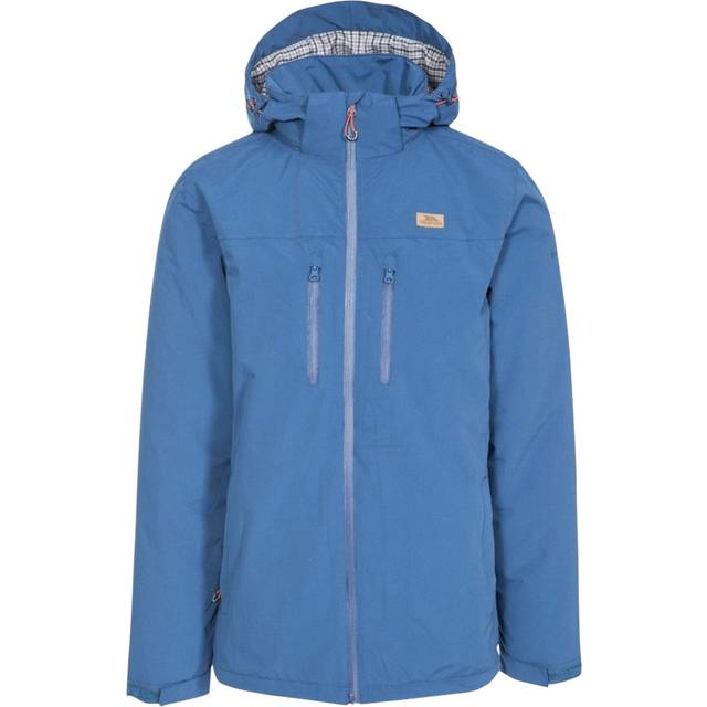 Trespass Mens Toffit TP75 Waterproof Breathable Warm Jacket - Blue - Size 2XS