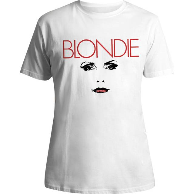 (XXL, White) Blondie Unisex Adult Face T-Shirt