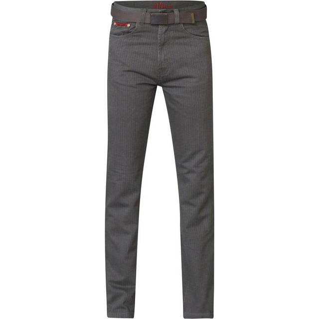 (30L, Brown) Duke London Mens Brian Bedford Cord Trousers With Belt