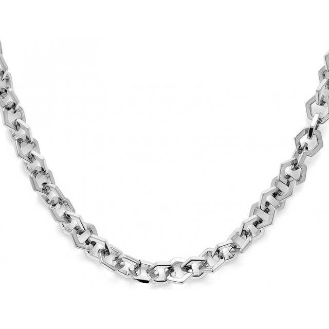 Olivia Burton Honeycomb Ladies' Stainless Steel Link Necklace