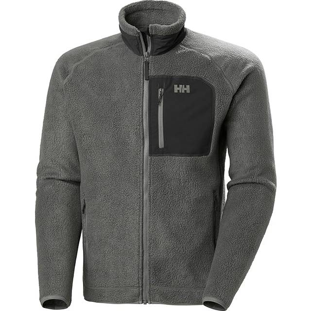 Helly Hansen Panorama Pile Block Jacket - Fleecetröjor - Herr Concrete L