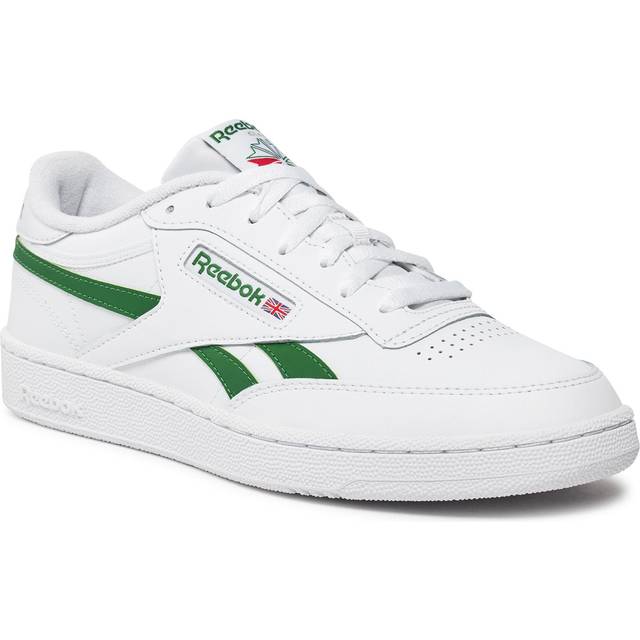 Reebok CLUB C REVENGE unisex - vuxen Sneaker, FTWWHT/GLEGRN/FTWWHT, 34.5/35.5 EU