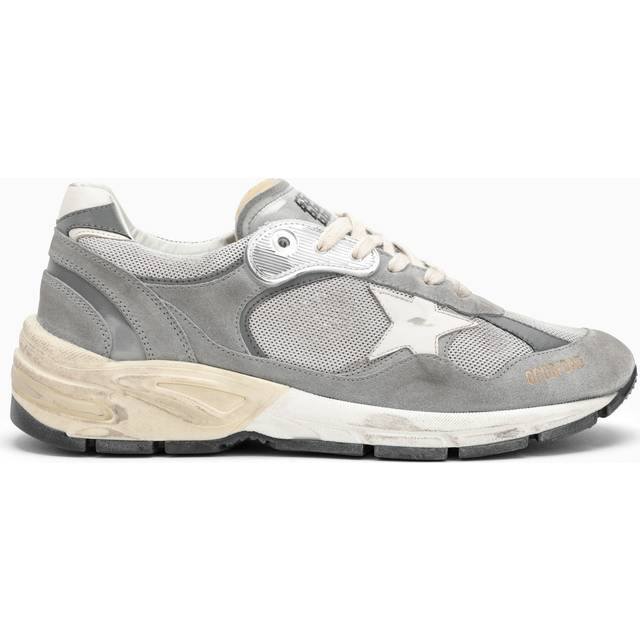 Golden Goose Women's Dad Star Suede and Mesh Trainers - UK 4 - Grey