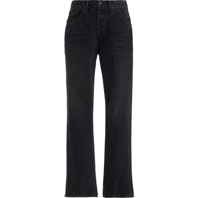 AGOLDE Lana Mid Rise Straight in Conduct - Black. Size 29 (also in 23, 24, 25, 26, 27, 28, 30, 31, 32, 33, 34). (29)