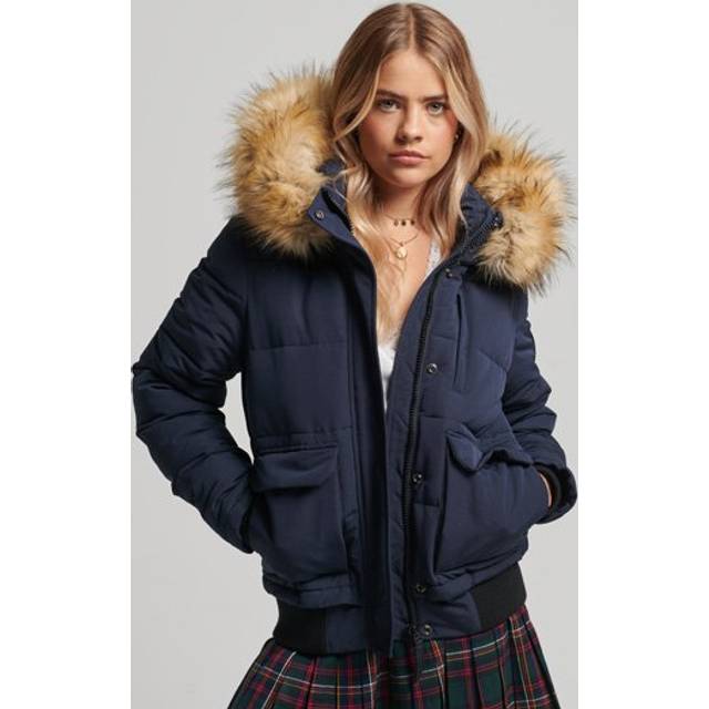 Puffer Jacket Superdry Everest - Bleu