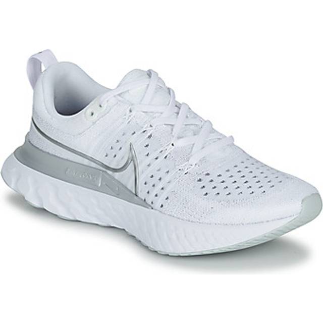 (WMNS) Nike React Infinity Run Flyknit 2 'White Metallic Silver' CT2423-102 - White/Pure Platinum/Metallic Silver - 6