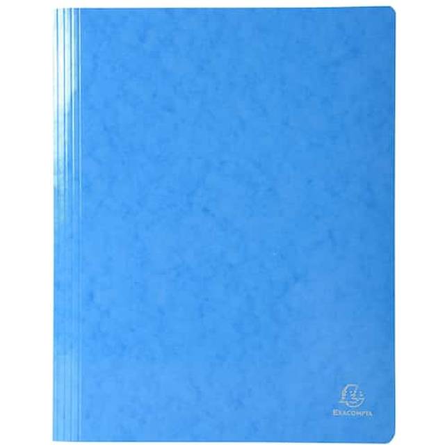 Exacompta Iderama Flat Bar Files Flat A4 Pack of 25 355gsm, Light Blue