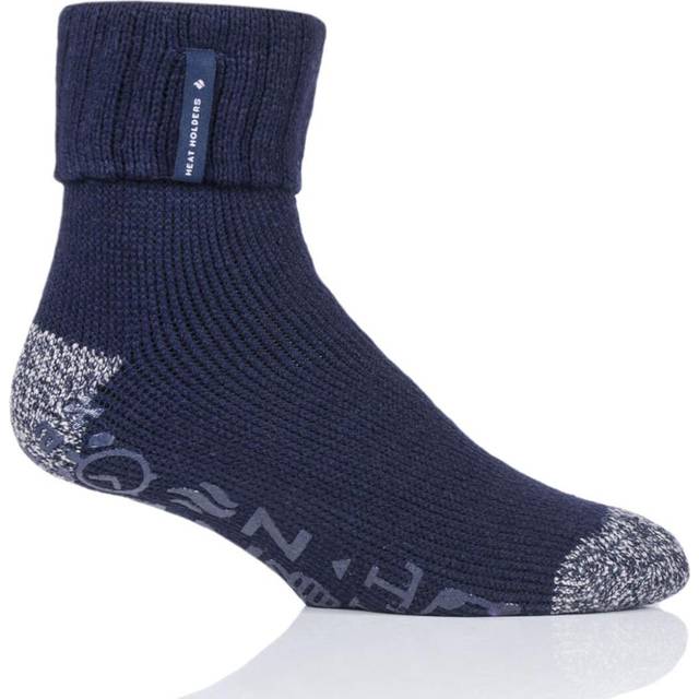 1 Pair Navy Whittaker Lounge Socks Men's 6-11 Mens - Heat Holders - Blue