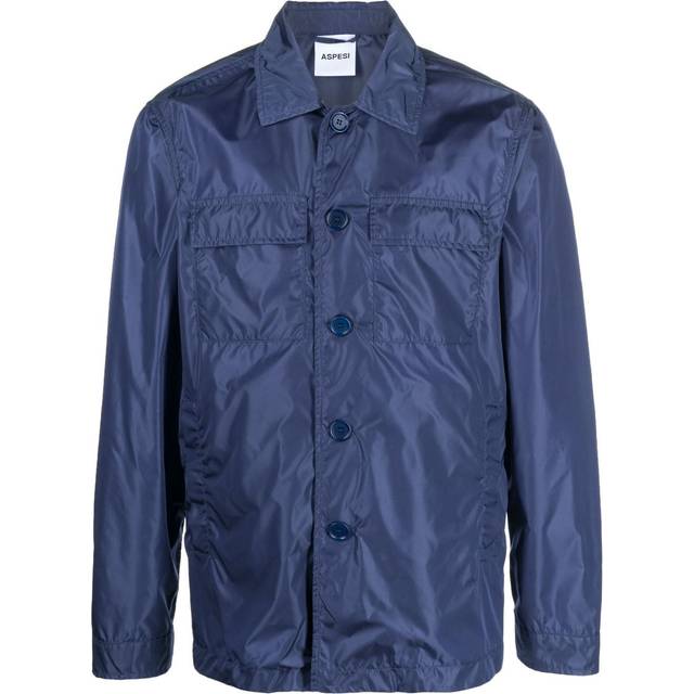 ASPESI - buttoned long-sleeve shirt - men - Polyamide - XL - Blue