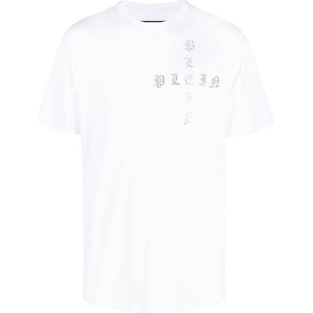 Philipp Plein - Gothic Plein short-sleeve T-shirt - men - Cotton - XL - White