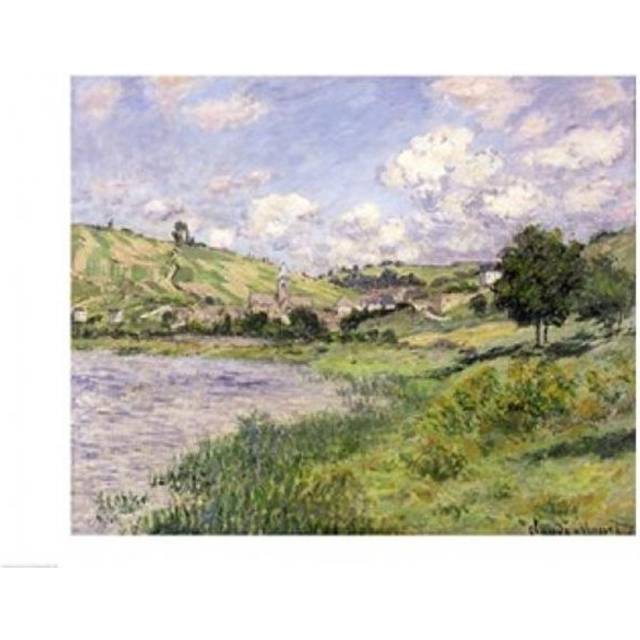 Landscape Vetheuil 1879 Poster Print by Claude Monet - 24 x 18 in.