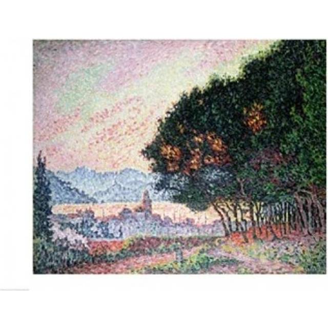 Forest Near St. Tropez 1902 Poster Print by Paul Signac - 36 x 24 in. - Large