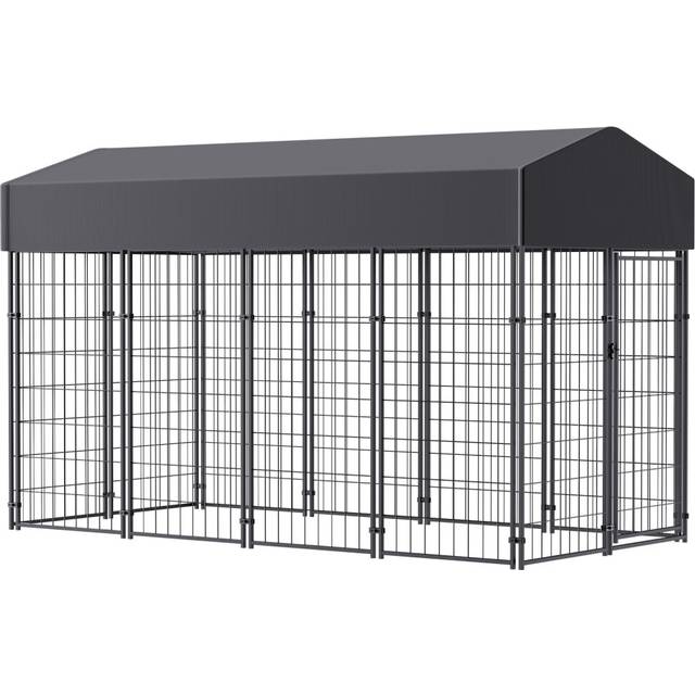 Large Outdoor Dog Kennel Crate: Heavy Duty Pet Pen House