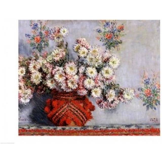 Chrysanthemums 1878 Poster Print by Claude Monet - 36 x 24 in. - Large