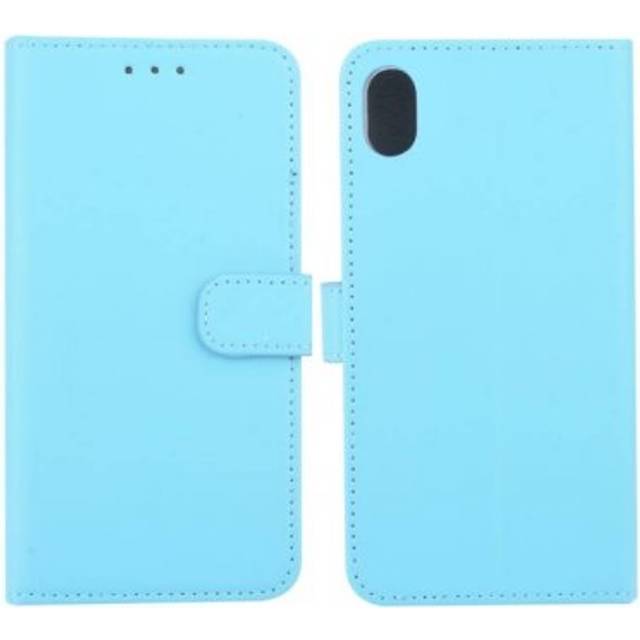 Plånboksfodral iphone XR Ljusblå med Ställfunktion