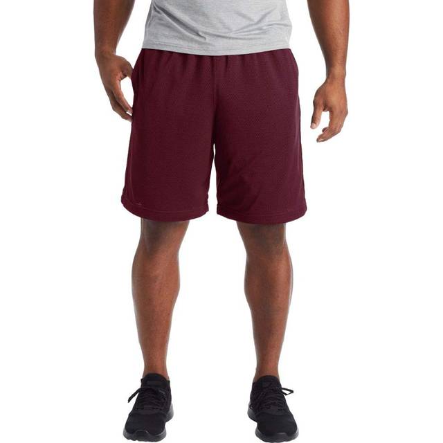 C9 Champion Men's Mesh Shorts-10 Inseam  Rich Maroon  XL