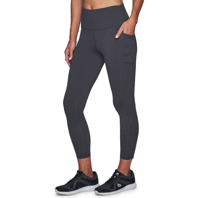 RBX Active Women's Squat Proof Ankle Length Running Yoga Legging 7/8 Slate Grey XS