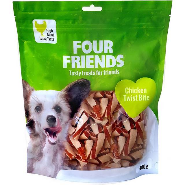 FourFriends Chicken Twist Bite 400g - Hundtugg - 1-Pack