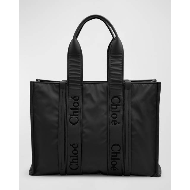 Chloé Pink Large Woody Tote - 6K7 Rose Dust - UNI