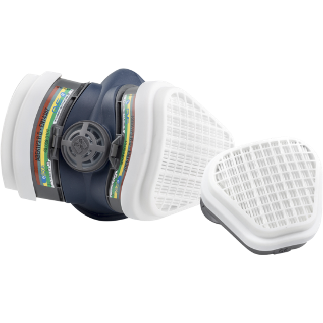 GVS SPR491 Elipse Mask with ABEK1P3 Filters for Multiple Gases, Vapours and Dust, M/L