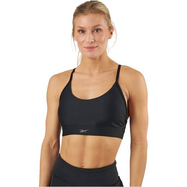 Reebok Women's Lux Strap Sports Bra, Black