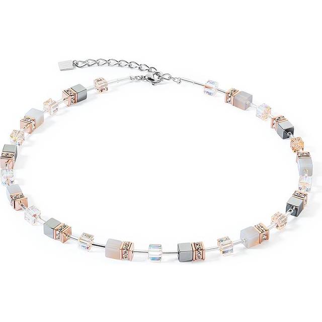 GeoCUBE® Iconic Precious Rose Gold-Peach Necklace 4017/10-0235