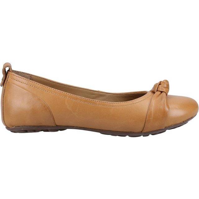 Hush Puppies Jada Knot Ballerina Womens - Tan - Size UK 7