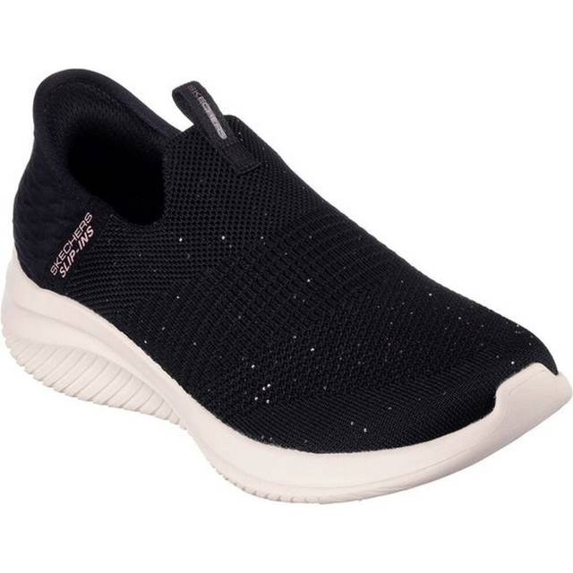 (3 UK, Black/Rose Gold) Skechers Womens/Ladies Ultra Flex 3.0 Trainers