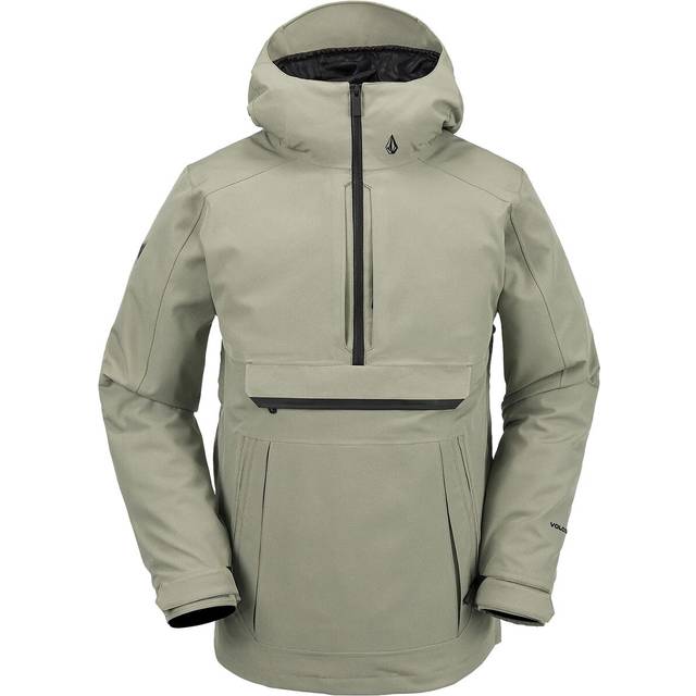 Volcom Brighton Pullover Ski & Snowboard Jacket, S Light Military - Green