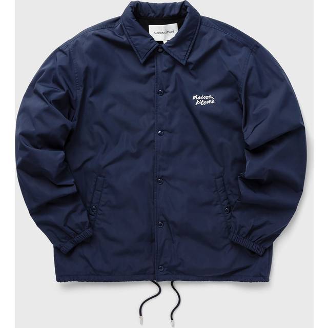 Maison Kitsuné Handwriting Nylon Coach Jacket - S - Blue