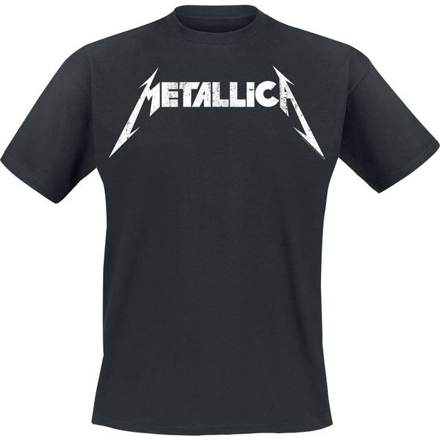 Metallica T-Shirt - Textured Logo - S to 5XL - for Men - black - XXL