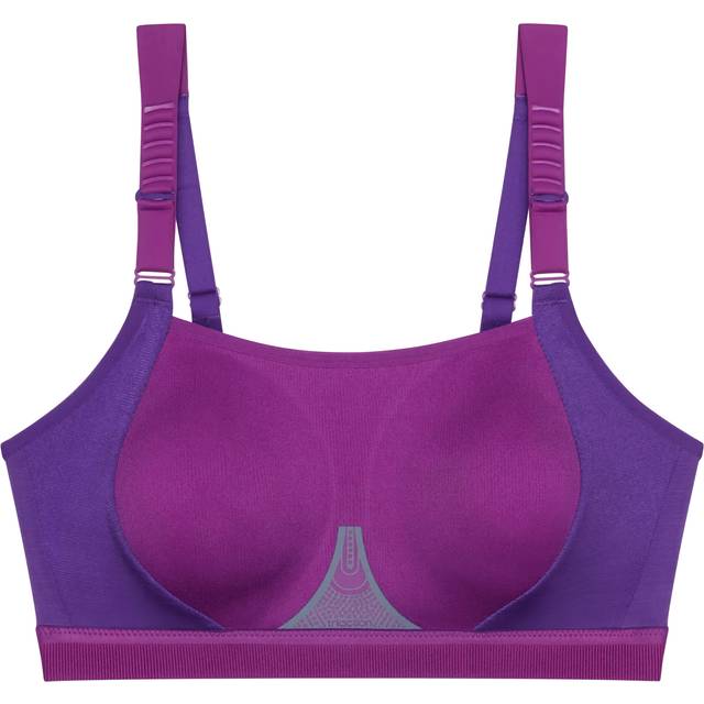 Triumph Womens Triaction Gravity Lite Moulded Sports Bra - Purple Polyamide - Size 40B