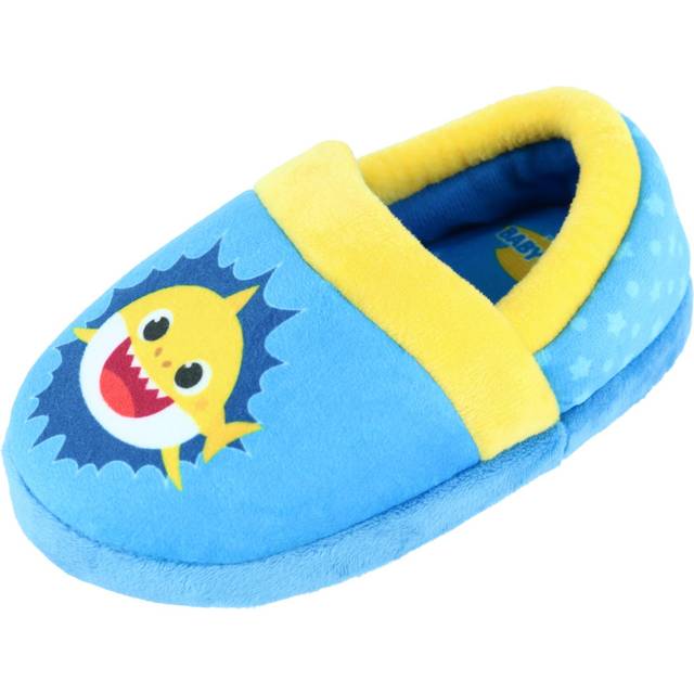 Josmo Kids' Pinkfong Baby Shark Slip On Slippers - Blue 11/12 (11/12)