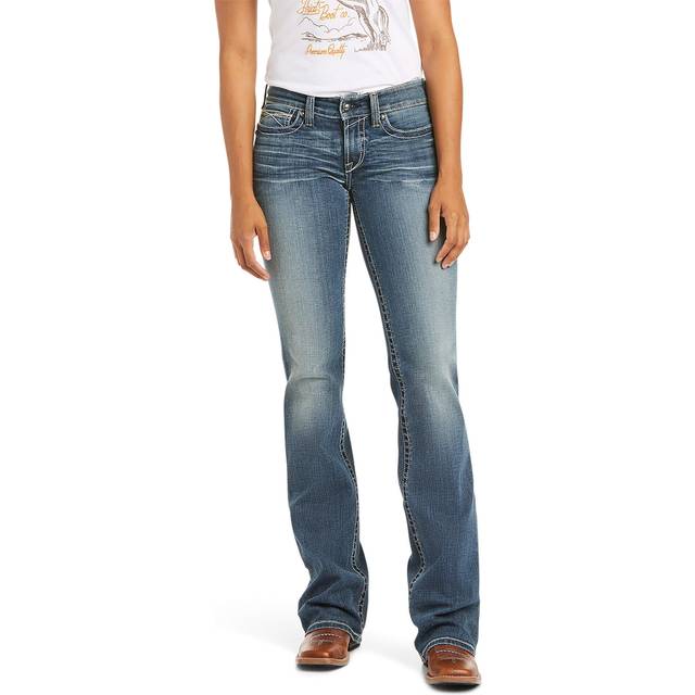 Women's jeans Ariat R.E.A.L. Whipstitch - Bleu