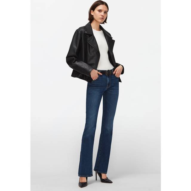 7 for All Mankind Womens Park Avenue Bair Bootcut-leg Mid-rise Stretch-denim Jeans 28