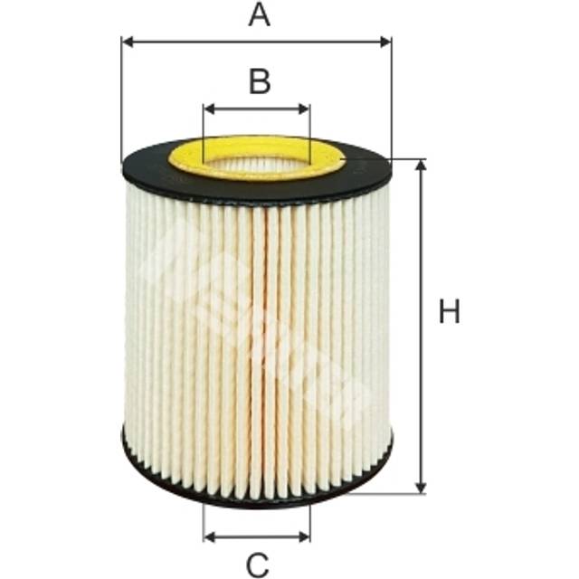 Oljefilter MFILTER TE 647