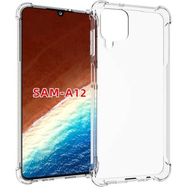 Samsung A12 Stöttåligt Skal med Förstärkta Hörn