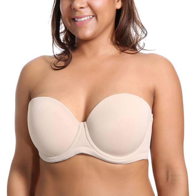 DELIMIRA Womens Underwire contour Multiway Full coverage Strapless Bra