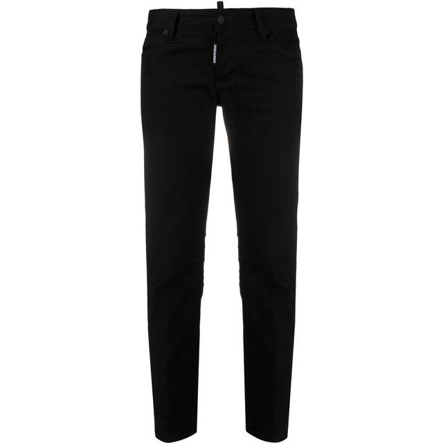 Dsquared2 - Black Icon Skinny Cropped Jeans 38