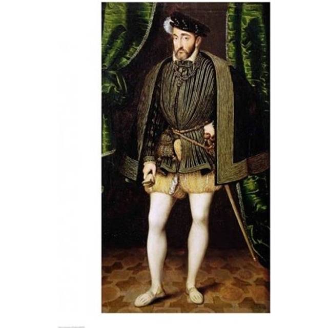 Portrait of Henri II Poster Print by Francois Clouet - 24 x 36 in. - Large