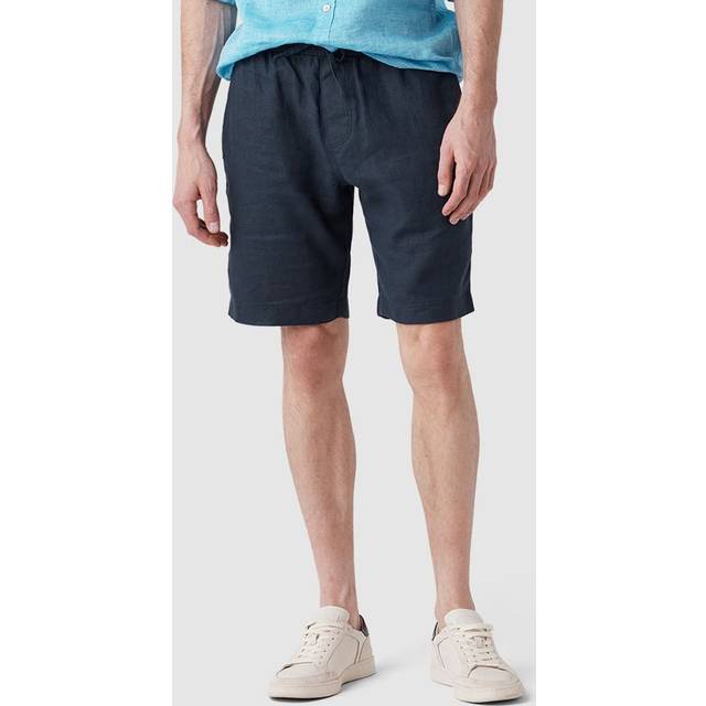 Linen 9" Resort Short - NAVY - XS