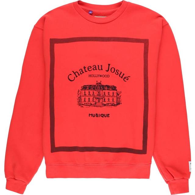 GALLERY DEPT. - Musique crew-neck sweatshirt - men - Cotton - XXL - Red