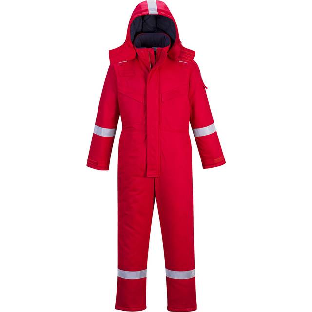 Portwest FR Anti-Static Winter Coverall - Red - Medium